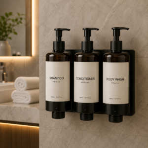 Refillable Guest Amenity Dispenser Set