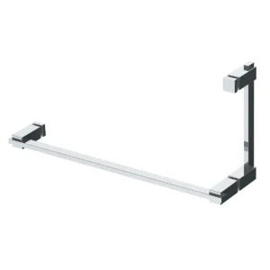 1948 Offset Shower Door Handle and Towel Bar Combination 8" x 24"