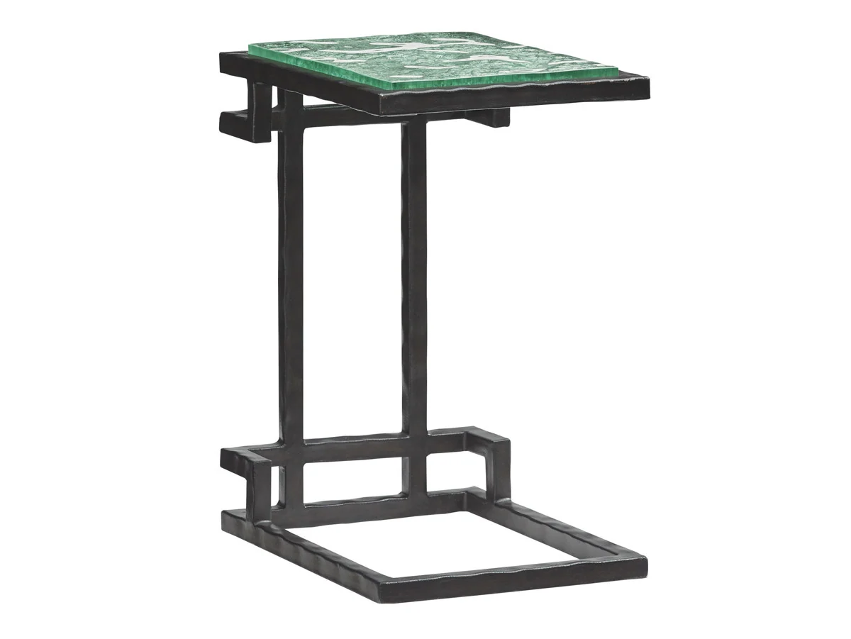 Tommy Bahama Hermes Reef Glass Top Martini Table