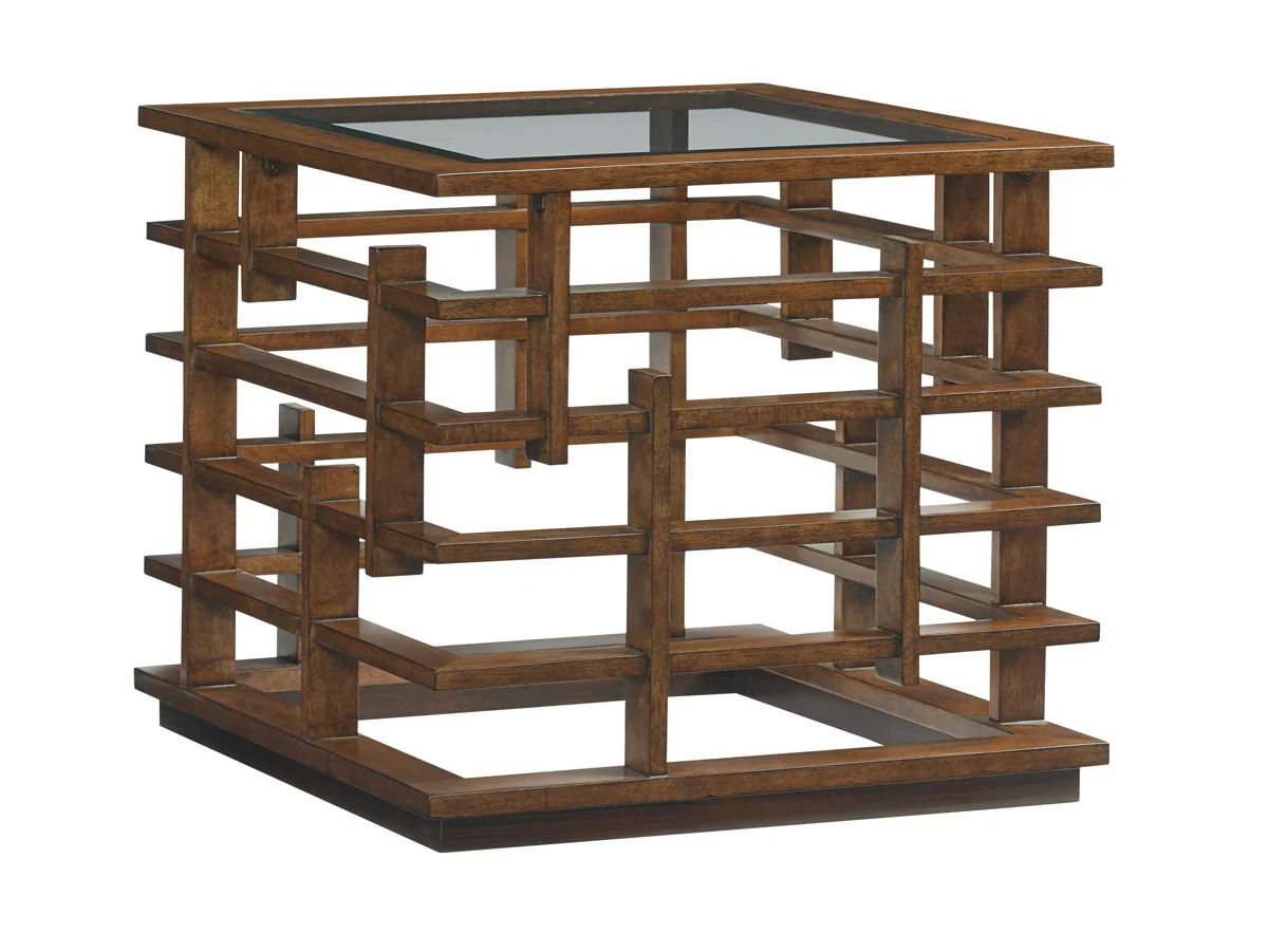 Tommy Bahama Island Fusion Nobu Square Lamp Table
