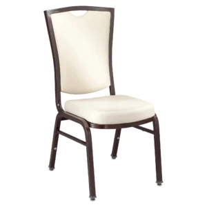 8668 / 8668-AB Aluminum Stacking Banquet Chair with Action Back