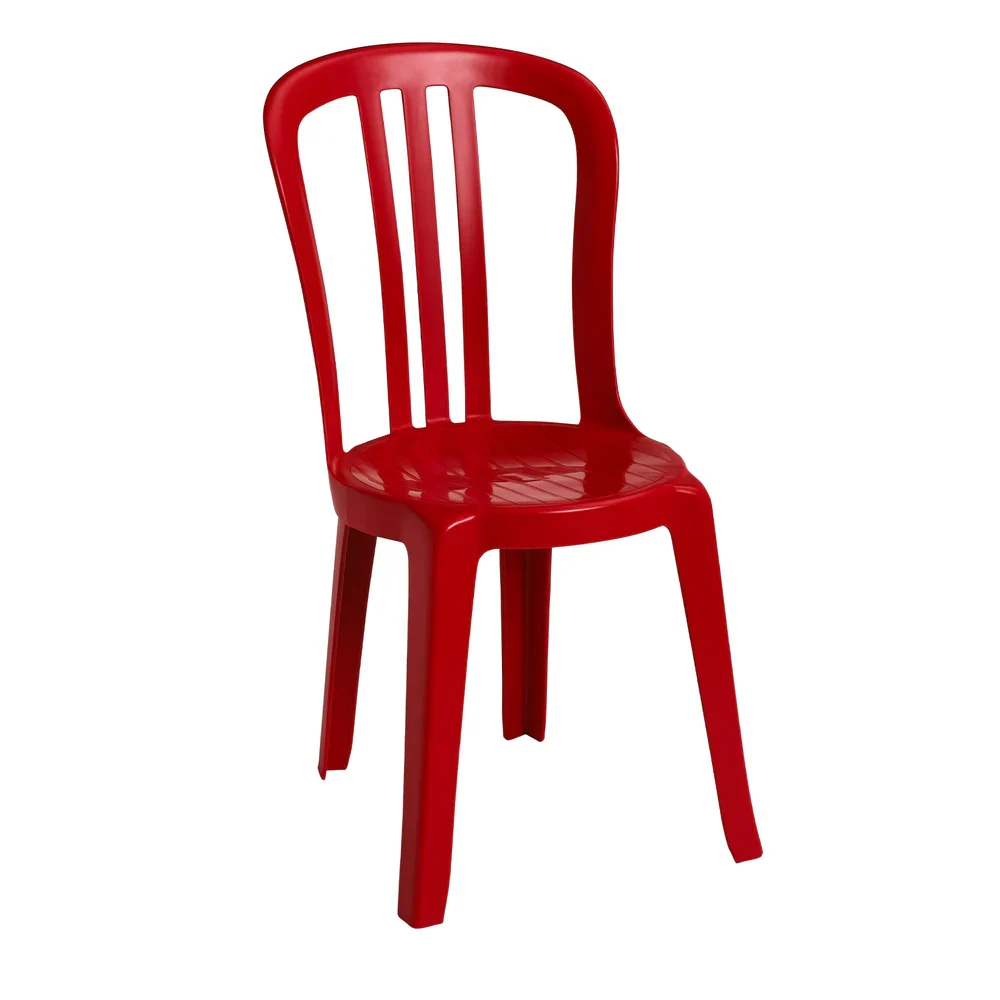 Grosfillex Miami Bistro Sidechair - Grosfillex Miami Bistro Sidechair - Red x32 Pack