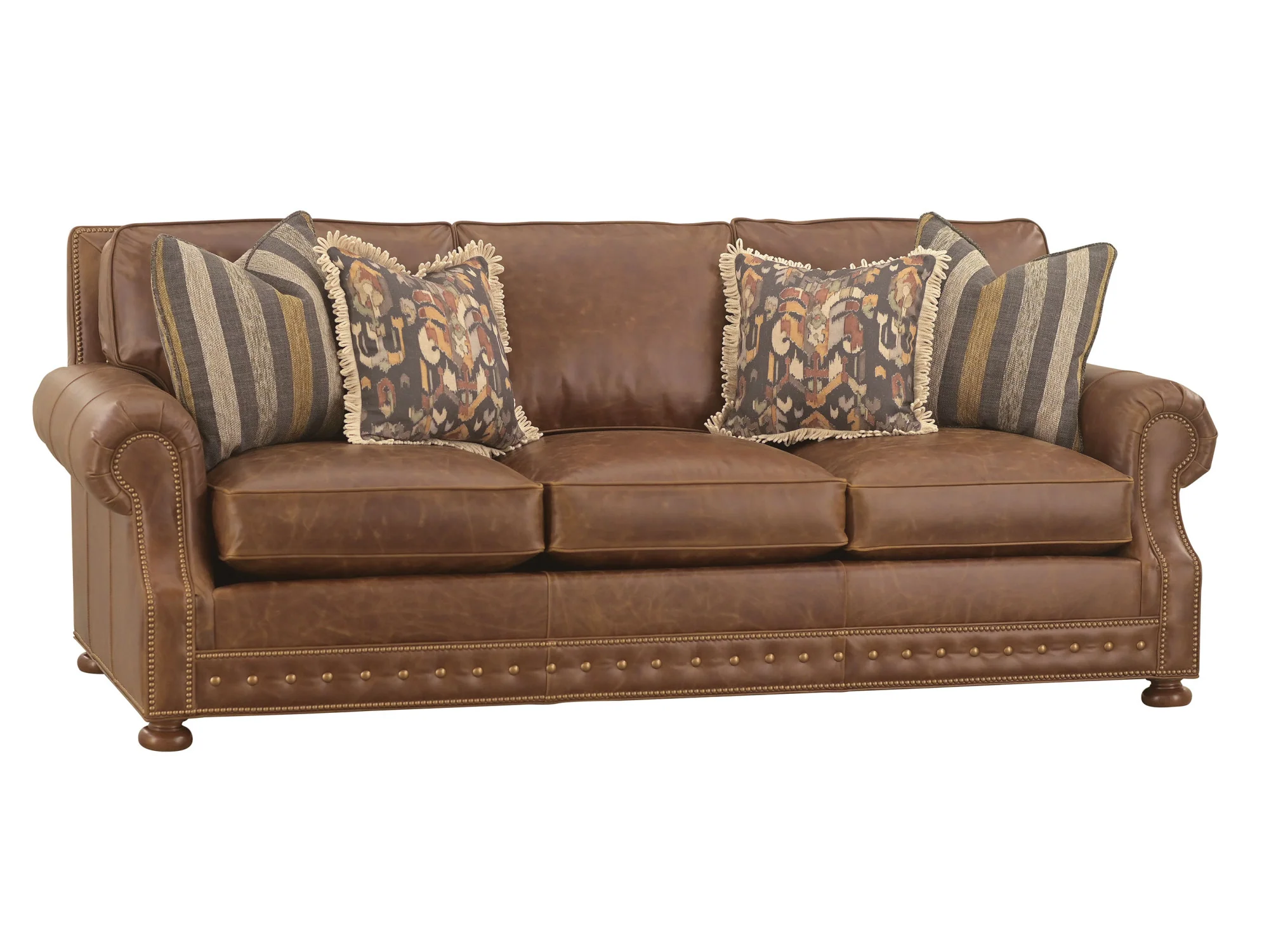 Kingstown Devon Leather Sofa By Tommy Bahama