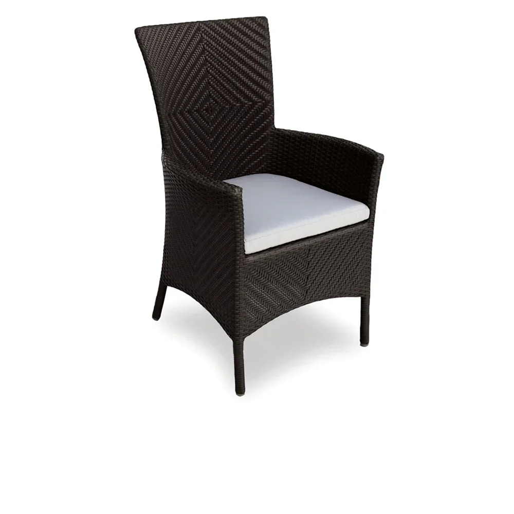 Marbella Dining Chair with Arms - Wicker