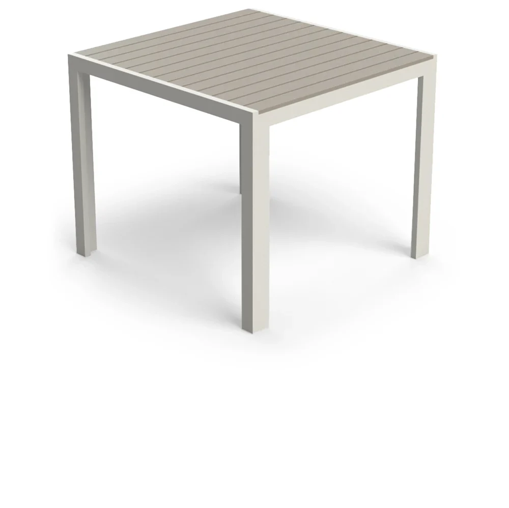 Florence Square Dining Table - Aluminum