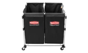 Collapsible X Cart, Single Stream, Black 1881781 - 8 Bushels - Multi Stream 1 X Pack